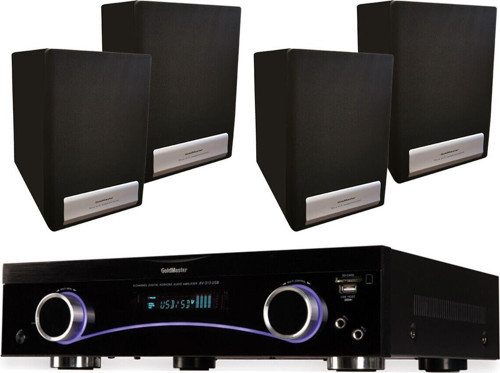 4 Adet Hoparlör Anfi AV-313 Set Ev Sinema Sistemi