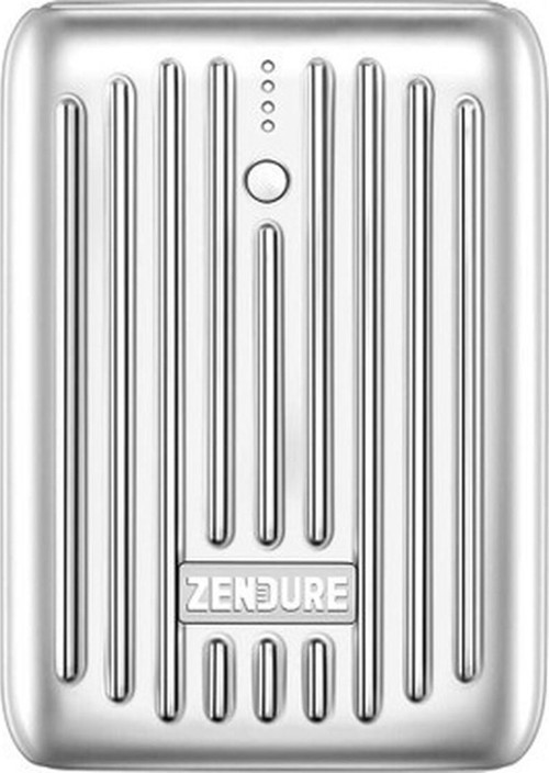 Supermini 10,000 Mah Usb-C Powerbank 18 W Güç Dağıtımı, Süper Küçük Harici Pil, Hızlı Şarj Ile, Iphone, Samsung Galaxy Galaxy Y, Huawei, Nintendo Switch Vb. Için Gümüş