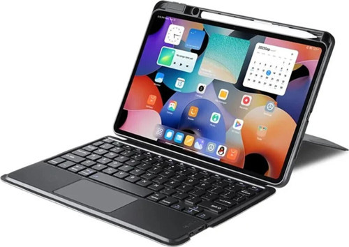 DUX DUCIS Xiaomi Pad 6/6 Pro Ayrılabilir Bluetooth Klavye Touchpad PU Deri Kılıf- - AKN5722-7567