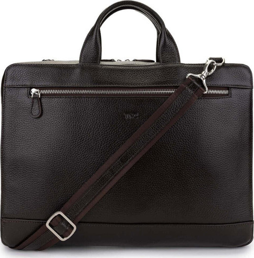 Erkek Hakiki Deri Kahverengi Evrak Çantası