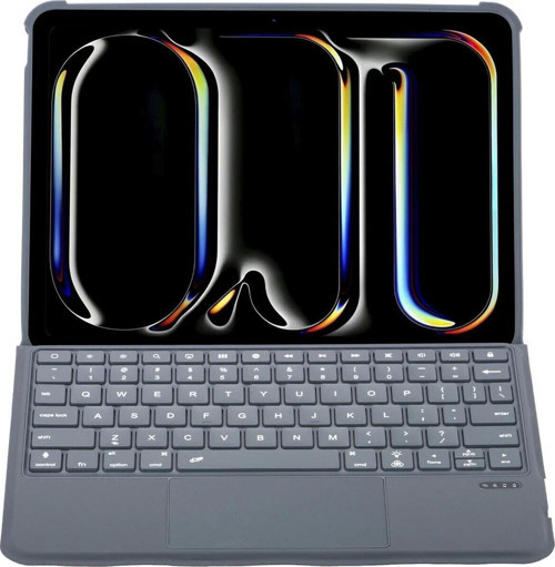 T5507D iPad Pro 11 (2022) Kılıf Palermo Ledli Klavyeli Standlı Tablet Kılıf - NEO3499-5742