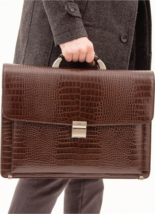 Erkek Derı Evrak Çantası Çanta 898 217 Erk Canta Y22