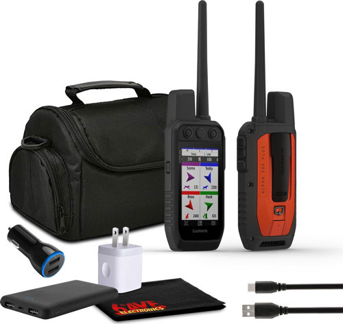 Alpha 200 Plus Köpek Takip ve Eğitim GPS El Tipi - USB Duvar Şarj Cihazı, Araç Şarj Cihazı, Mikrofiber Bez, USB-C Kablosu, P-Bank Pili, ...