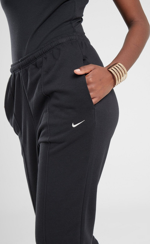 Sportswear Chill Terry High Rise Jogger Kadın Yüksek Bel Slim Fit Eşofman Altı Siyah