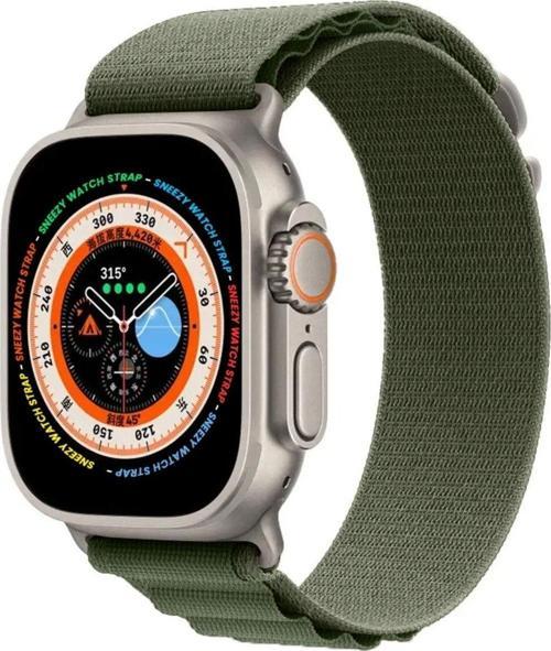 Apple Watch 49Mm Ultra Seri Uyumlu Kordon Frost Alpine Loop Kordon