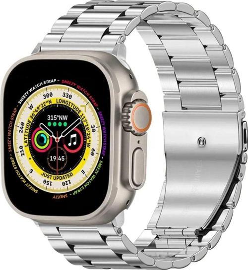 Apple Watch Ultra Seri 49Mm Uyumlu Ironweft Döküm Çelik Metal Kordon