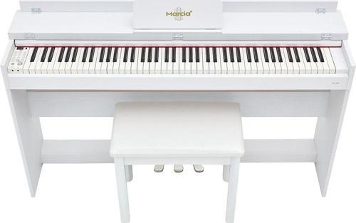 Mk-830 Wh Dijital Konsol Piyano, Bluetooth, Tuş Hassasiyeti, 88 Tuşlu, Kapaklı (KULAKLIK VE TABURE)