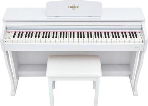 Mk-880 Wh Dijital Konsol Piyano, Bluetooth, Tuş Hassasiyeti, 88 Tuşlu, Kapaklı (KULAKLIK VE TABURE)