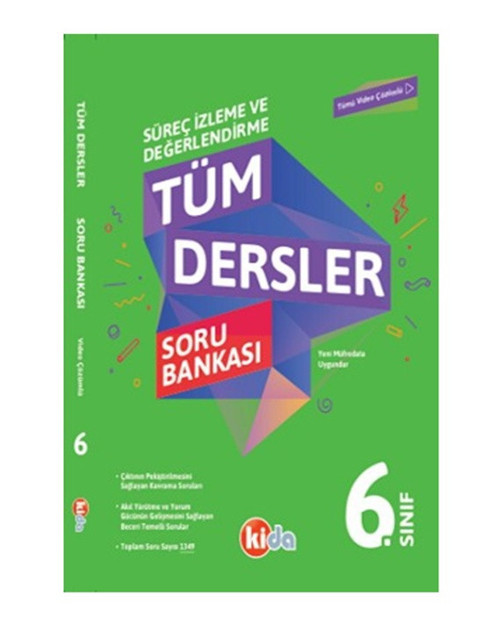 Kida 6.Sınıf Tüm Dersler Soru Bankası