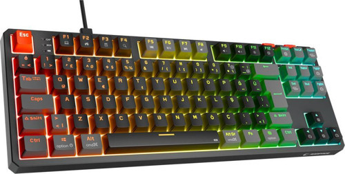 Yoru TKL Siyah/Gri Rgb Red Swich Q Mekanik Oyuncu Klavyesi
