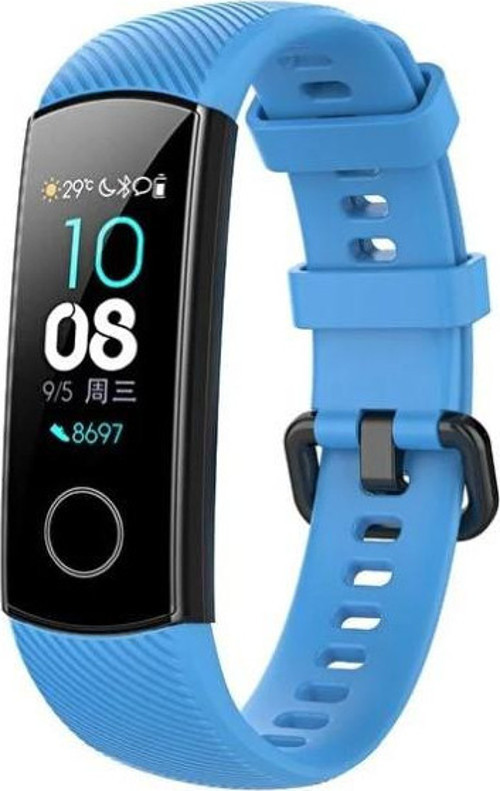 Honor Band 4 / Band 5 Akıllı Saat Uyumlu Sportif Çizgili Silikon Kordon/Kayış