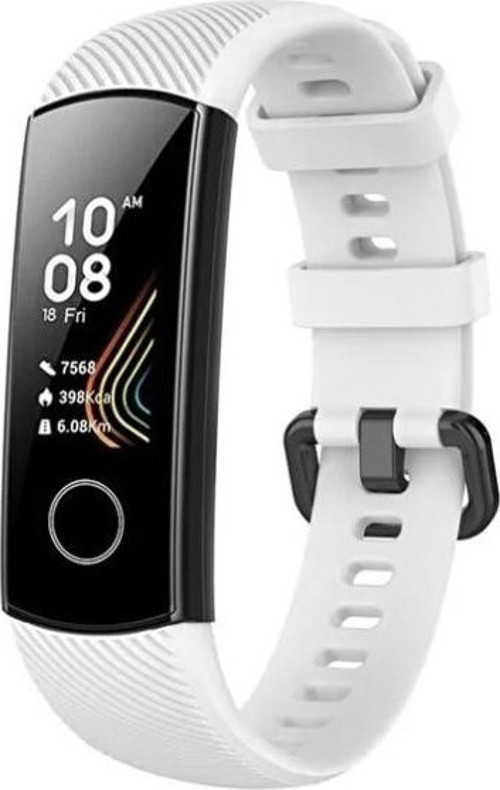 Honor Band 4 / Band 5 Akıllı Saat Uyumlu Sportif Çizgili Silikon Kordon/Kayış