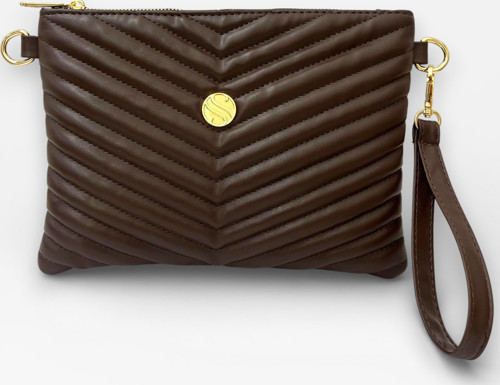 Kadın Suni Deri Ayarlanabilir Çapraz Ve El Askılı Portföy, Clutch Çanta