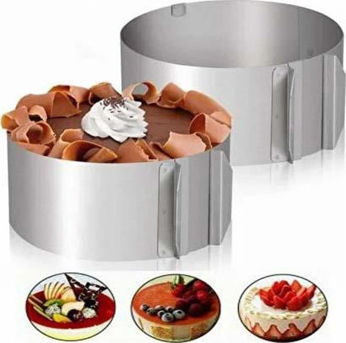 Ayarlanabilir Kek ve Pasta Kalıbı – Yuvarlak (15 cm’den 30 cm’ye kadar)