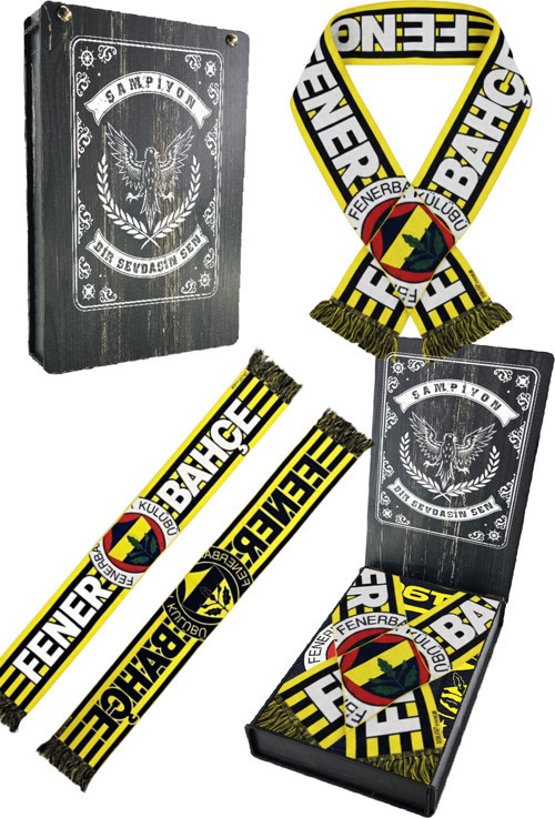 UNISEX ÇUBUKLU DOKUMA ATKI Lazer Hediyelik Kutu