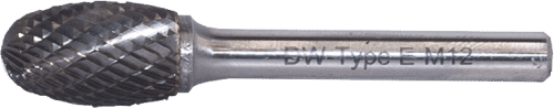 DWCarbide E Tipi Oval Gövde Karbür Kalıpçı Frezeleri 5.0 x 3mm