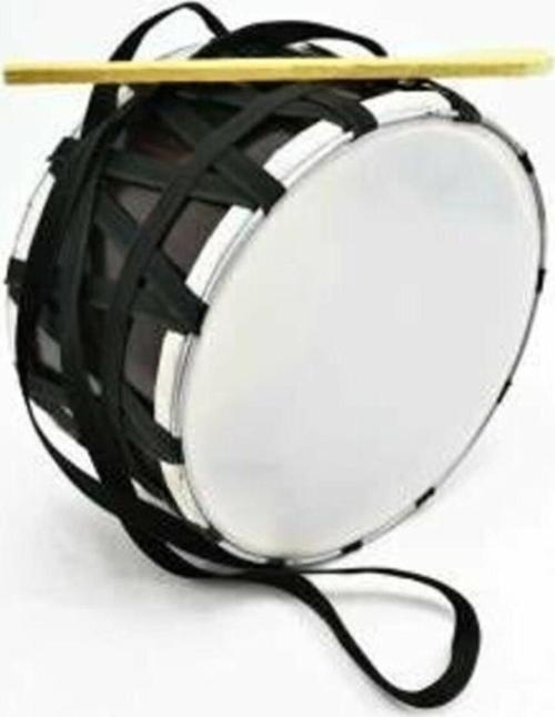 Gerçek Malzemeden Üretilmiş Çocuk Davulu-tokmak Çubuk Dahildir 30 Cm