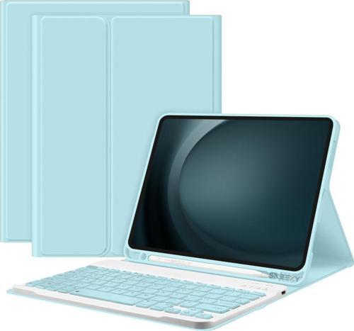 Samsung Tab S6 Lite P610 10.4 İnç Uyumlu Styletech Bluetooth Klavyeli Çok Yönlü Kılıf