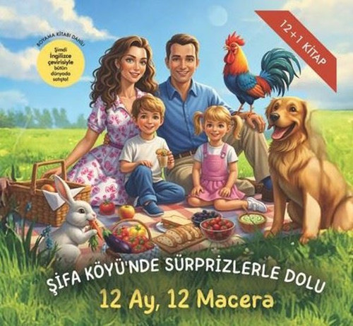 Şifa Köyü'nde Sürprizlerle Dolu 12 Ay 12 Macera - 12 + 1 Kitap - Kutulu