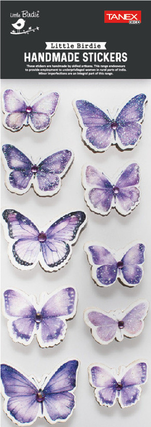 Handmade Taşlı Kelebek-3 Serisi TNX-28043