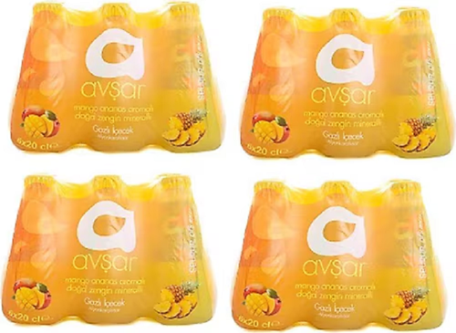 Mango Ananas Aromalı Maden Suyu 200 ml x 24 Adet