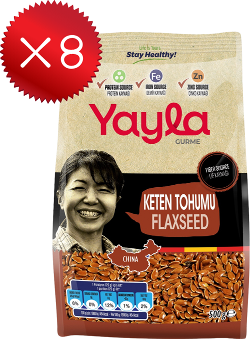 Gurme Keten Tohumu 500 gr x8