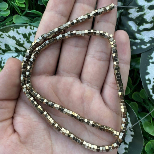 Vida Soft Gold Hematit Taşı 4x2 MM