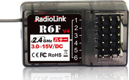 R6F 6 Kanal Uzaktan Kumanda Alıcısı Receiver (RC6GS,RC4GS,T8FB,T8S İle Uyumludur)