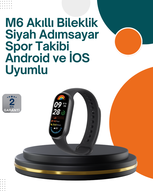 iOS ve Android Uyumlu Akıllı Bileklik – Çok Fonksiyonlu Kullanım