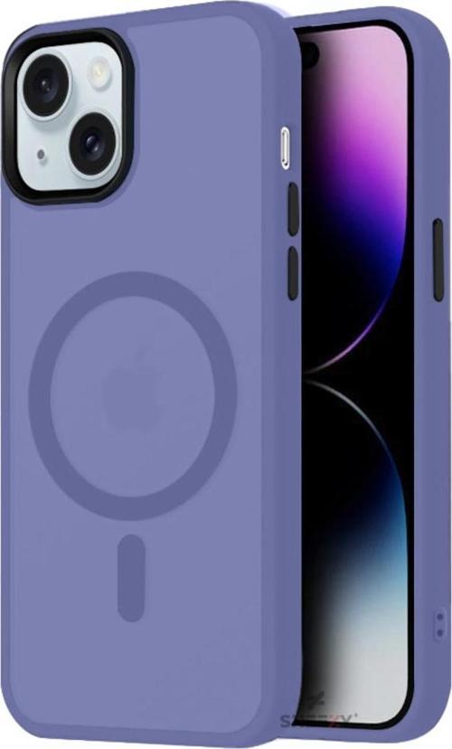 İphone 13 İle Uyumlu Magnetic Matte Prism Kapak