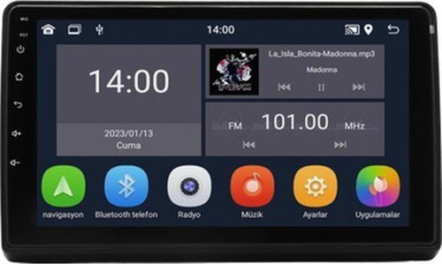 Fiat Ducato (2007-2020) Android 14 Multimedya Carplay 10 Inch 4 GB Ram / 64 GB Hafıza CRV-4130XD