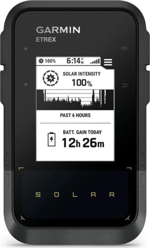 eTrex® Solar, GPS El Tipi Navigatör, Sınırsız Pil Ömrü, Suya Dayanıklı