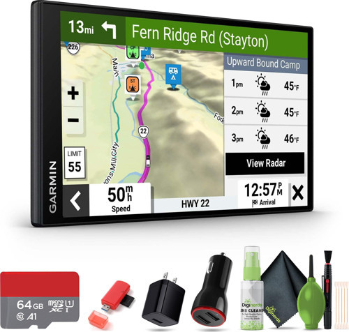 RV 795 GPS Navigator 7” Yüksek Çözünürlüklü Ekran, Özel RV Yönlendirme, Kuş Bakışı Uydu Görüntüleri, Canlı Trafik ve Hava Durumu, Park Dizini Paketi ...