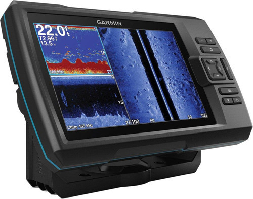 Dönüştürücülü Garmin Striker 7SV, Chirp Geleneksel, ClearVu ve SideVu Tarama Sonar Dönüştürücüsü ve Dahili Quickdraw Continatörü ile 7" GPS Balık Bulucu...