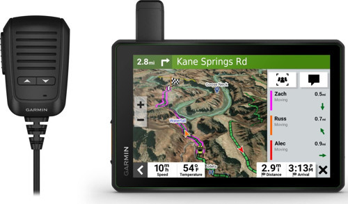 Tread SxS, GPS Navigatör, Mükemmel Parlak Ekran, Önceden Yüklenmiş Topografya, Grup Sürüş Radyosu, inReach Teknolojisi