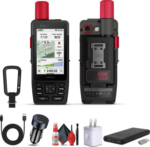 GPSMAP H1i Plus Sağlam Yürüyüş Metin, Fotoğraf, Sesli Mesaj, SOS Paylaşımı için inReach Plus Uydu Teknolojisine sahip Premium GPS El Tipi Navigatör ...
