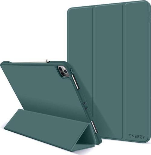 Apple İpad Pro 12.9 İnç 3.4.5.6. Nesil Kılıf Craft Kalem Bölmeli Uyku Modlu Kapaklı Smart Case