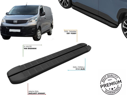 FIAT SCUDO 2022 2023 2024 2025 2026 SLN SİYAH YAN BASAMAK