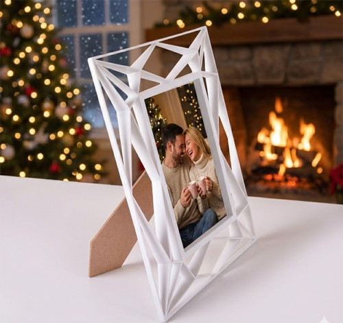 Fotoğraf Çerçevesi Beyaz Renkli 10x15cm - Fotoğraf Dahil