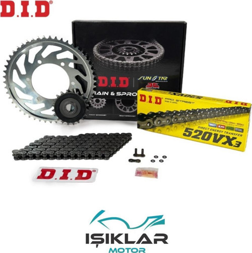 CF MOTO NK 250 DİD ZİNCİR DİŞLİ SETİ