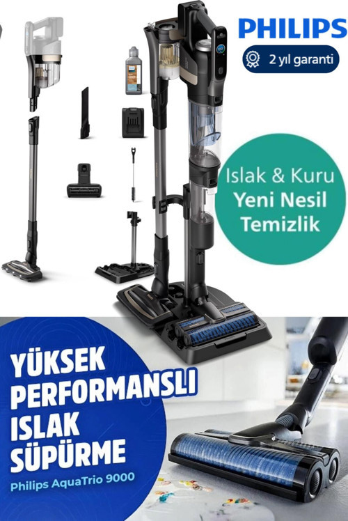 Premium Şarjlı Aqua Elite Plus 3in1 Silme/süpürme/emme