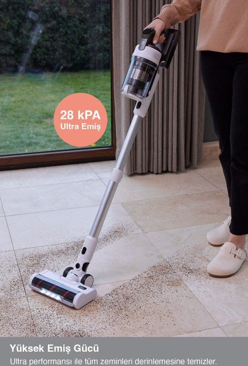 Purevac Ultra Dikey Şarjlı Kablosuz Süpürge, Kuru ve Sulu Mop Özellikli