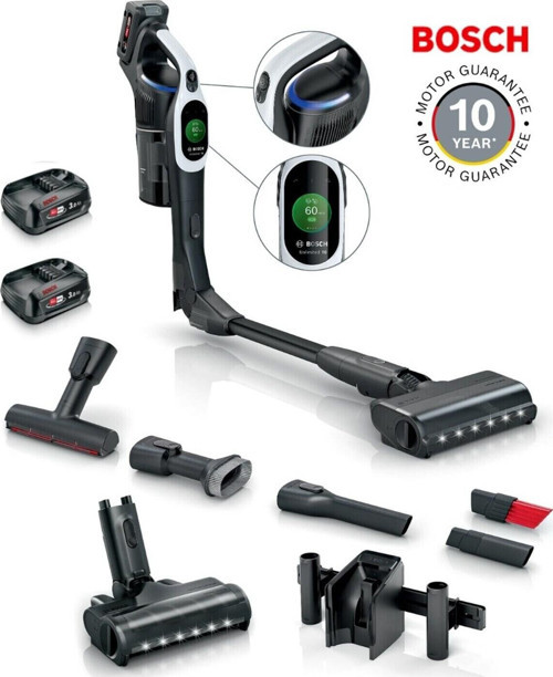 Unlimited 10 Dijital TurboSpinMotor Çift bataryalı Son Seri BCS104 Şarjlı Dikey Süpürge