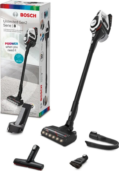 18 V, Led Aydınlatma Turbo Modlu Dikey Şarjlı Süpürge, Yeni Seri