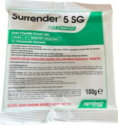 Surrender Bahçe Her Türlü Haşere İlacı 100 Gr