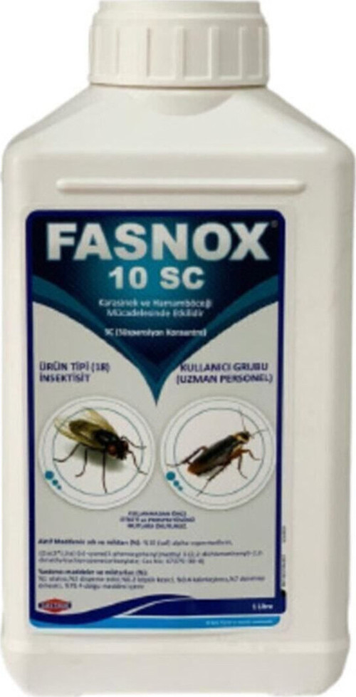 Fasnox 10 Sc Haşere Öldürücü 1000 Ml - Hamam Böceği Ve Sinek Ilacı