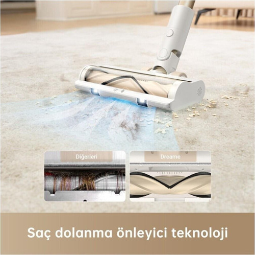 En hızlı Seri R10 Süpürge, Led Farlı 120AW Güçlü Dikey Süpürge, Anti-Tangle Fırça, El Süpürgesi,