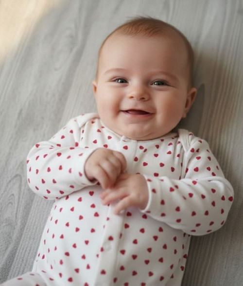 Hediyelik Ayıcık Baskılı Bebek Body & Zıbın