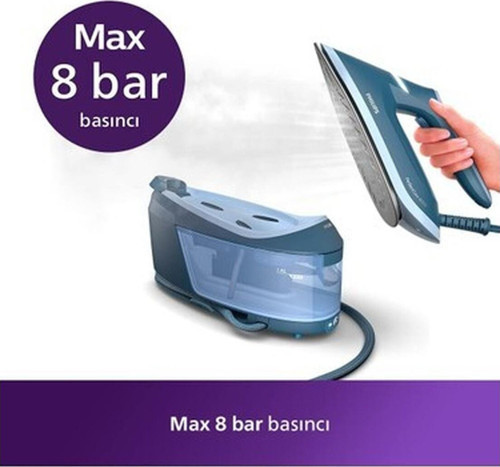 8 Bar Premium Ödüllü Tasarım Perfectcare Buhar Kazanlı Ütü Series 6