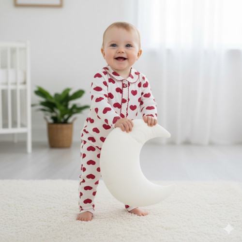 Bebek Uzun Kollu Oya Detaylı Mevsimlik Alt Üst Takım